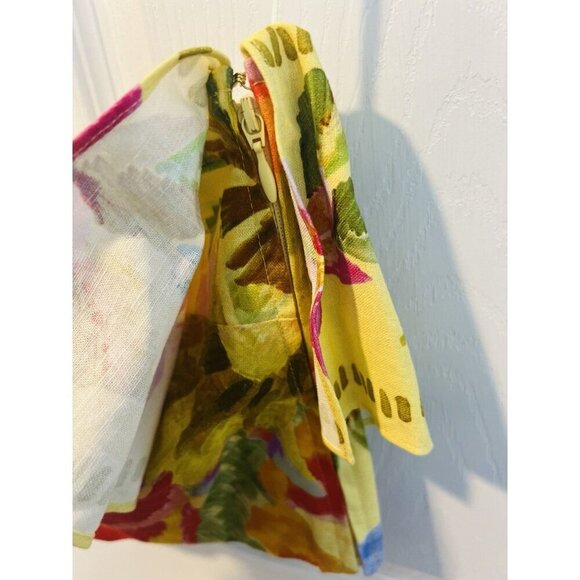 Sezane X Farm Rio Parioca Blouse One Shoulder Floral Cropped Top 40/US 8 - Picture 6 of 12